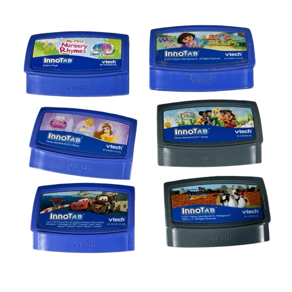 6 VTech InnoTab Learning Game Set - Picture 1 of 1